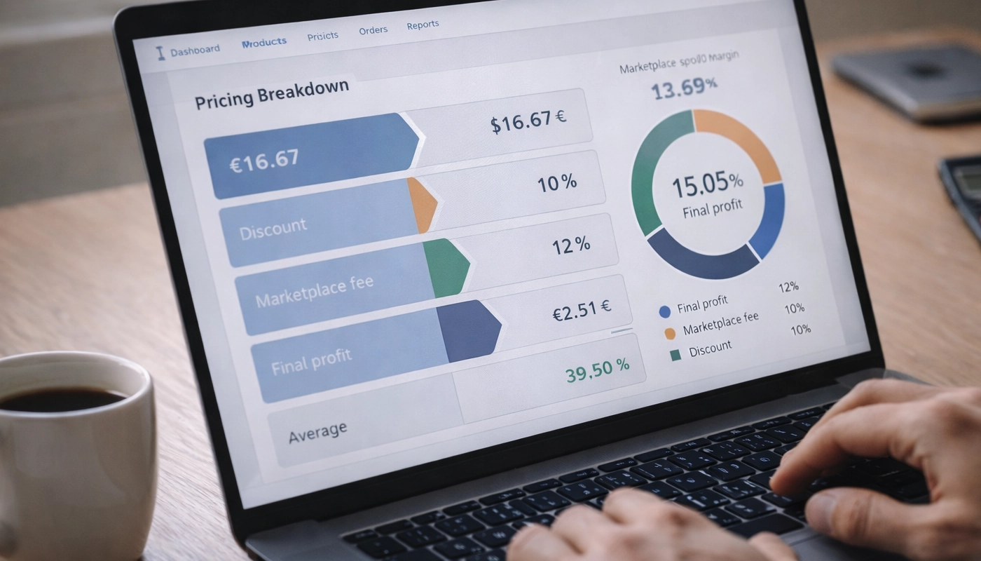 impacto de descuentos y comisiones sobre el margen real