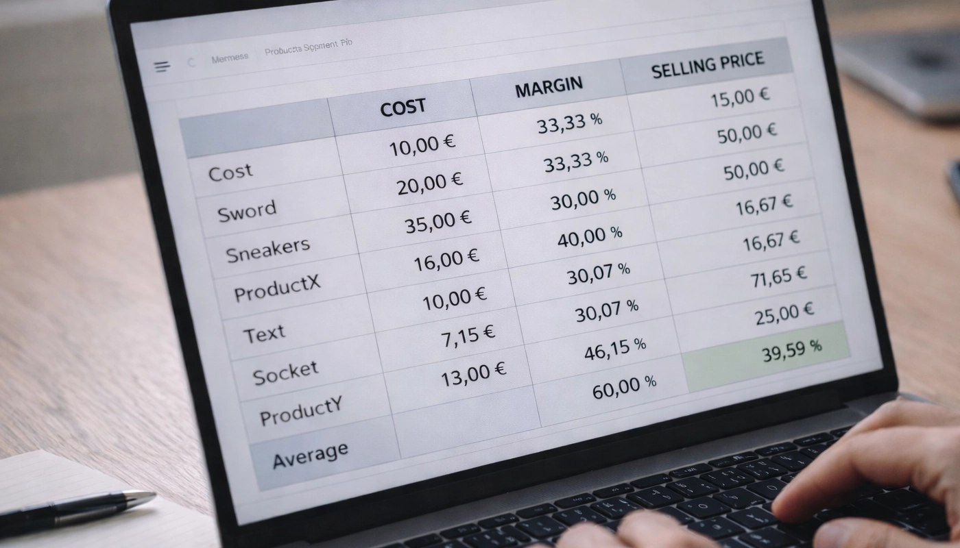 error comun al confundir margen con markup